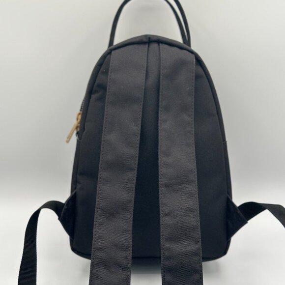 🎒 **Herschel Nova Mini Backpack - Black with Gold Zippers** - Picture 3 of 9